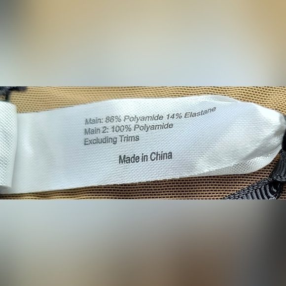 Hustler Willa Hollywood Black & Tan Balconette Bra with Sheer Mesh, 34D NWT - Picture 8 of 9